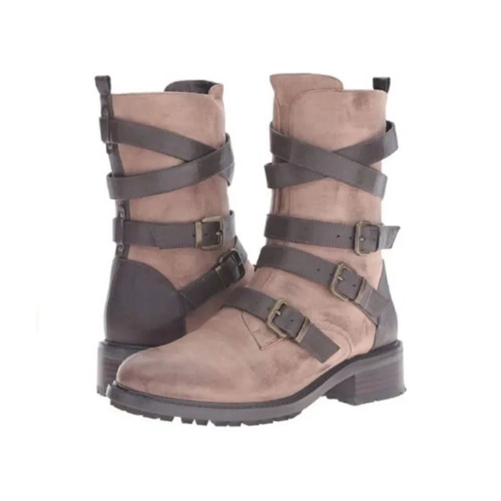 Azura by Spring Step Women's Calmon Engineer Boot size 6.5/7 NWOT